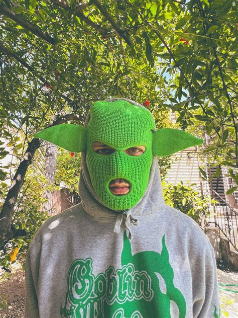 goblin mask tyler the creator|Does anyone know what tylers wearing on the goblin。